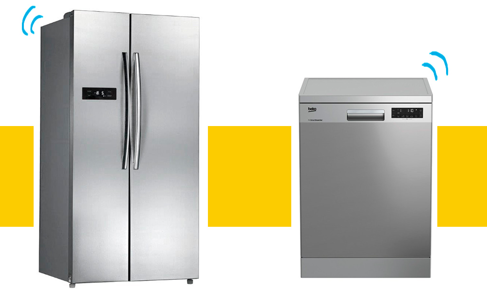 Cozinha com eletrodomésticos renovados: Frigorífico ORIMA ORC-689-x /Máquina de lavar loiça 14 talheres BEKO DFN 26420 X