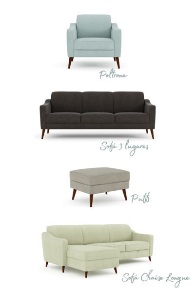 O sofá perfeito ZOLA da Conforama tem múltiplas versões. 