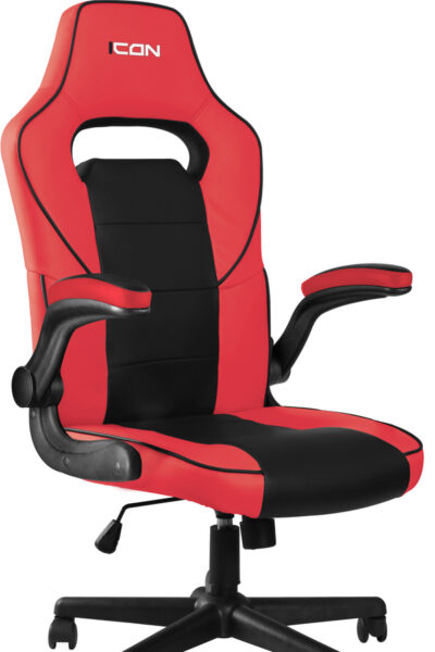 A Cadeira Gamer Turbo tem altura ajustável e assento reclinável e giratório.