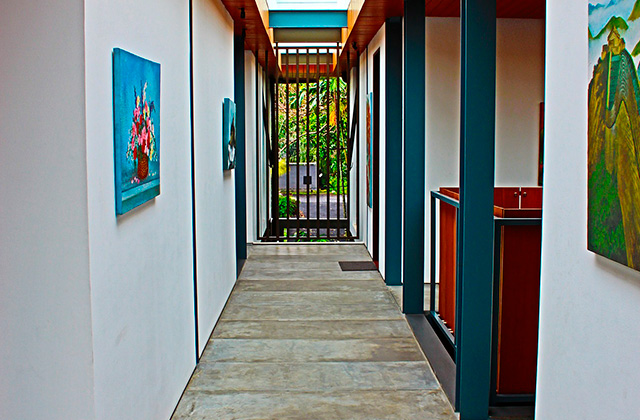 Decorar pasillo estrecho