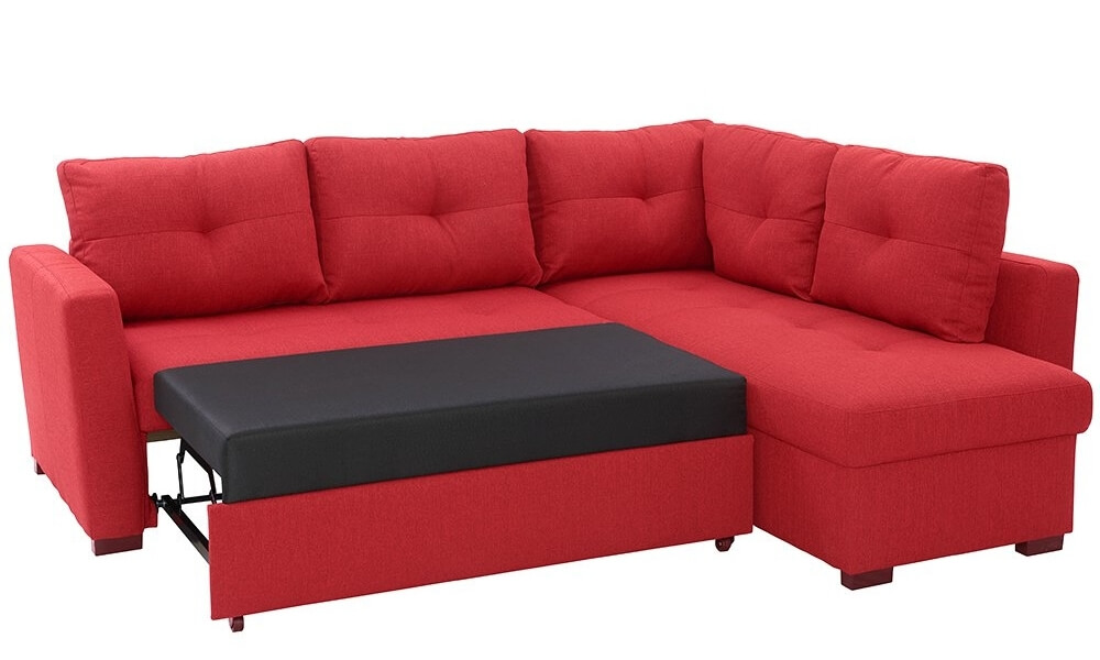Sofá de canto com cama reversível OSCAR