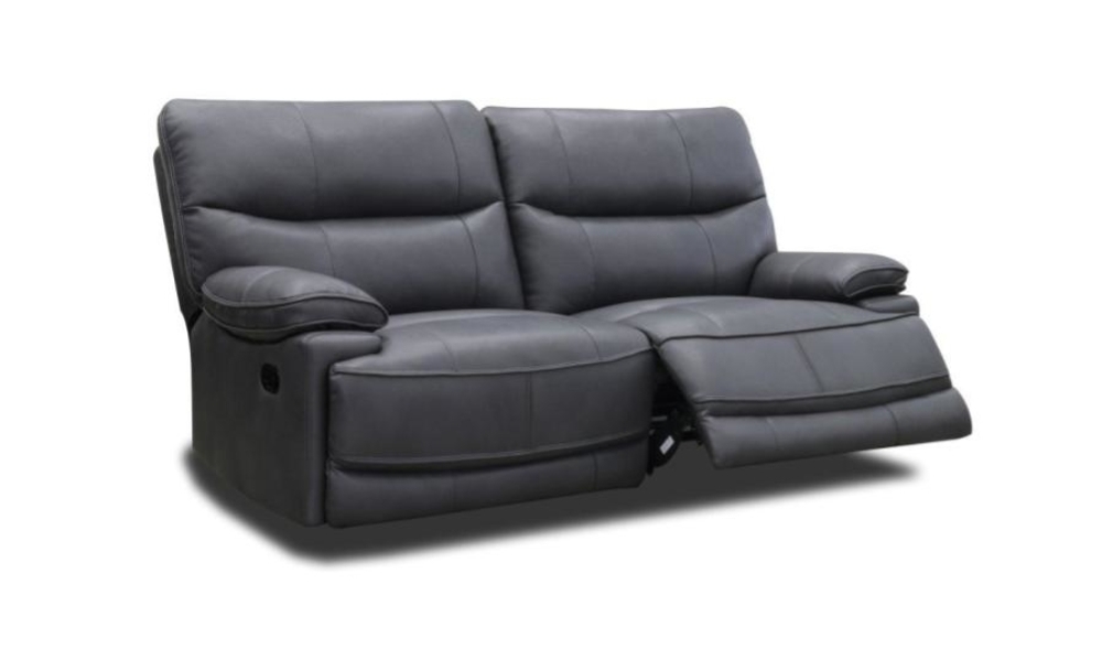 Sofá relax eléctrico de pele 3 lugares MASTER