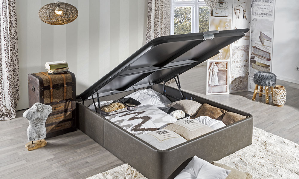 Sommier de ópalo EASY SMART Conforama decoração de quarto pequeno Sommier de ópalo EASY SMART Conforama