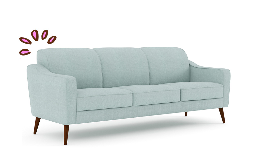 Sofá ZOLA 3 lugares Conforama sofa perfeito-Sofá ZOLA 3 lugares Conforama