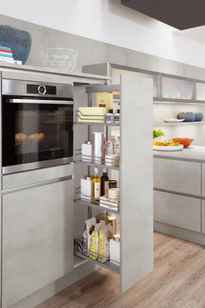 Os armários de cozinha devem ser funcionais e permitir otimizar a arrumação cozinha open space