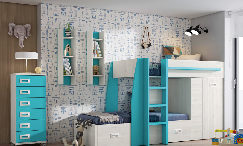 Um modelo de papel de parede colorido e com motivos infantis é uma excelente opção para o quarto dos mais novos onde comprar papel de parede