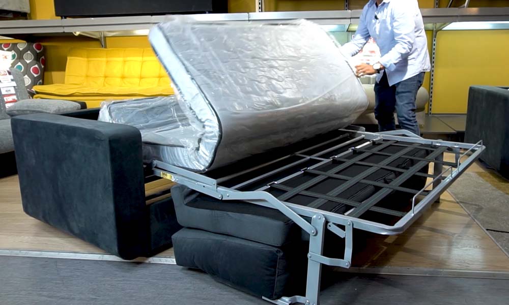 O sofá de 3 lugares ROY converte-se numa cama de 190x135 cm que sofá comprar