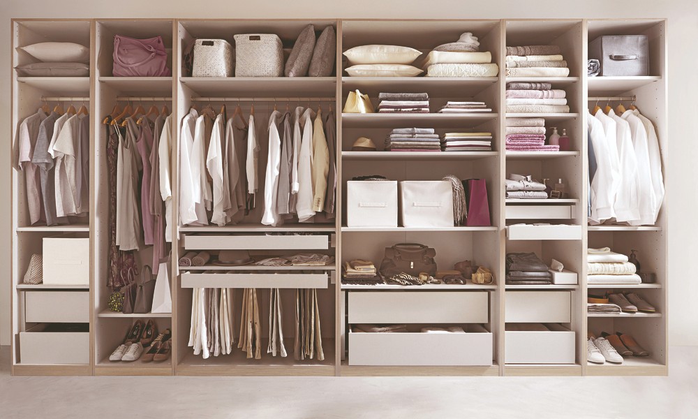 charriot para roupa - organização