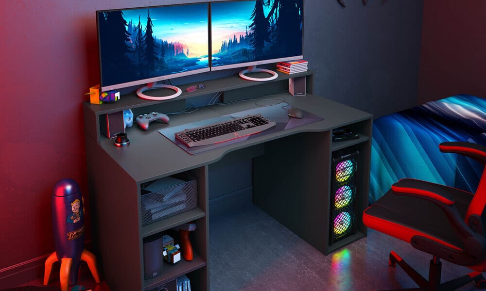 O quarto gamer está em alta e pode ser a opção ideal para o seu filho quarto de jovem masculino