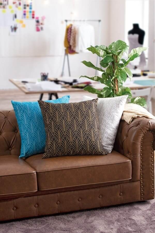 combinar almofadas com sofa