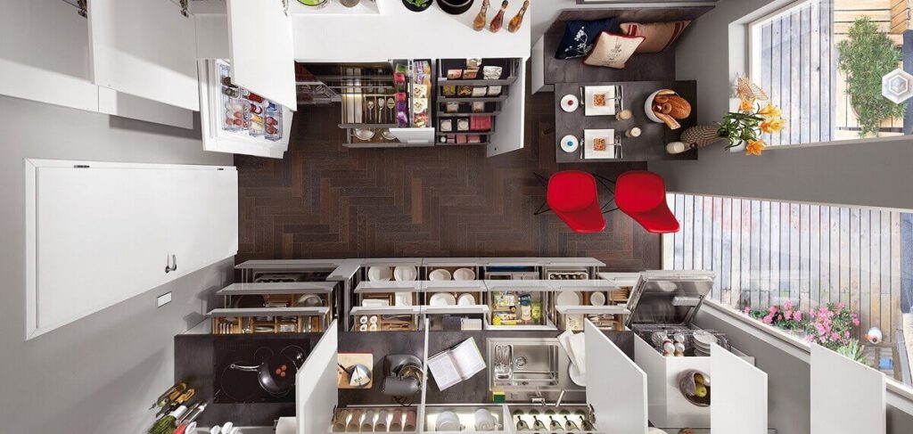 gavetas cozinha